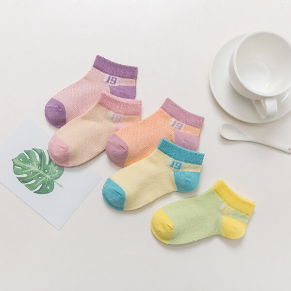 Cotton breathable male and female baby socks - Image 6