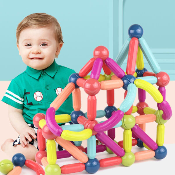 Magnetic Stick Building Blocks – Fun & Educational Kids' Toy Set