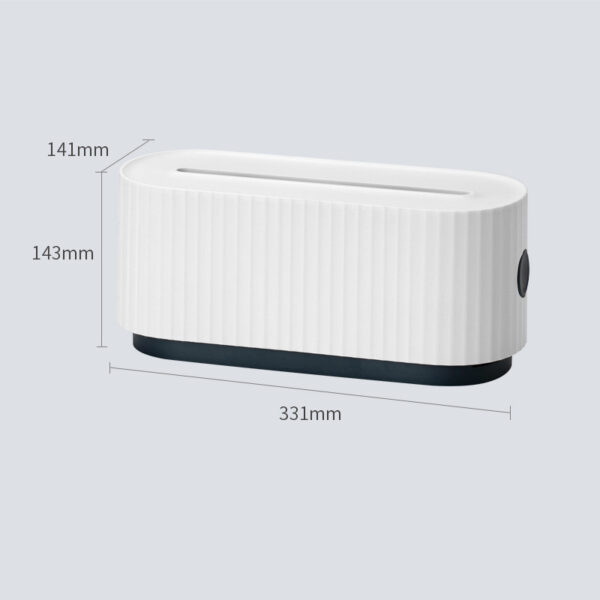 Power Strip Cable Storage Box – Anti-Dust Charger Socket & Wire Organizer - Image 2