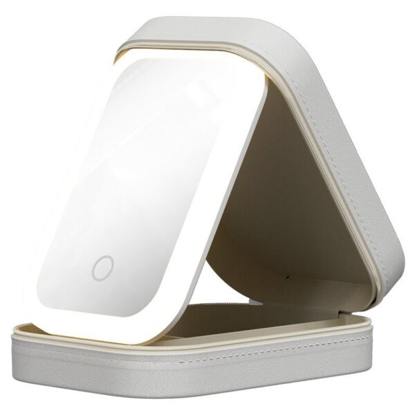Makeup Organizer with LED Touch Light – Sleek & Functional - Image 2
