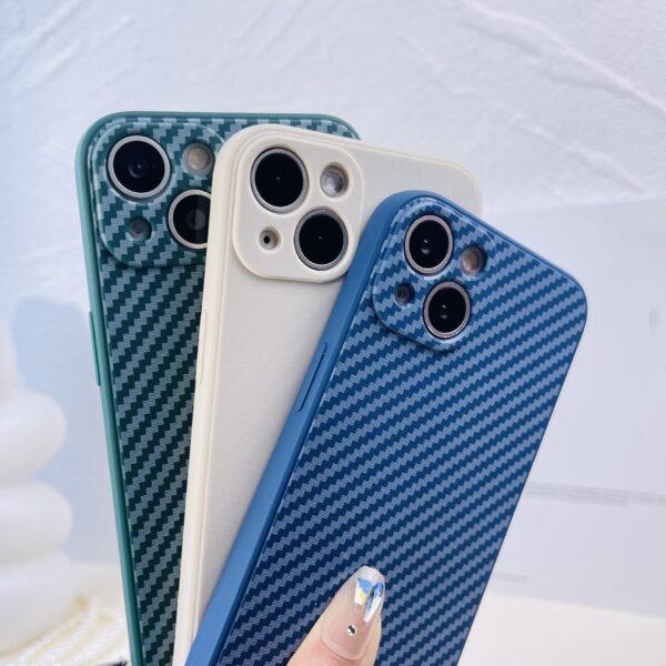 Rubik's Cube Carbon Fiber Ribbon Lanyard Phone Case Protective Case - Image 6