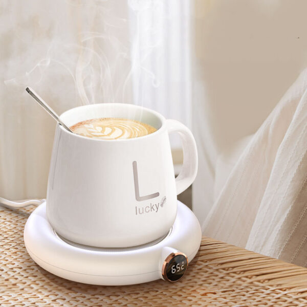 Smart Coffee Mug Warmer – Constant Temperature Heating Coaster & Desktop Pad - Image 10