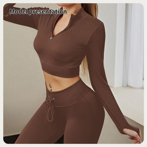 Women's Stylish Simple Solid Color Suit - Image 5