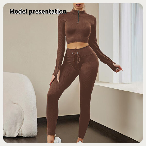 Women's Stylish Simple Solid Color Suit - Image 3