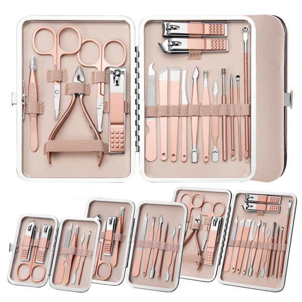 Pro Nail & Pedicure Kit – Scissors, Clippers, Ear Spoon, Pliers & Trimmers