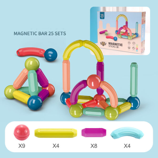 Magnetic Stick Building Blocks – Fun & Educational Kids' Toy Set - Image 3