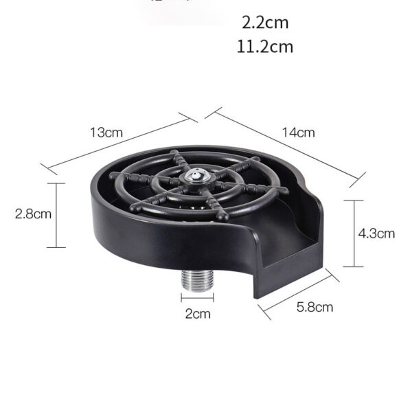 High-Pressure Automatic Cup Washer – Bar & Kitchen Sink Tool - Image 4
