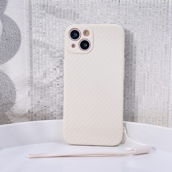 Rubik's Cube Carbon Fiber Ribbon Lanyard Phone Case Protective Case - Image 5