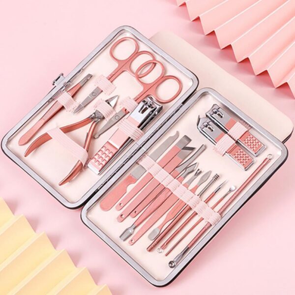 Pro Nail & Pedicure Kit – Scissors, Clippers, Ear Spoon, Pliers & Trimmers - Image 2