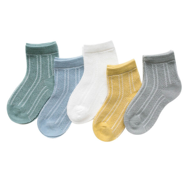 Cotton breathable male and female baby socks - Image 8
