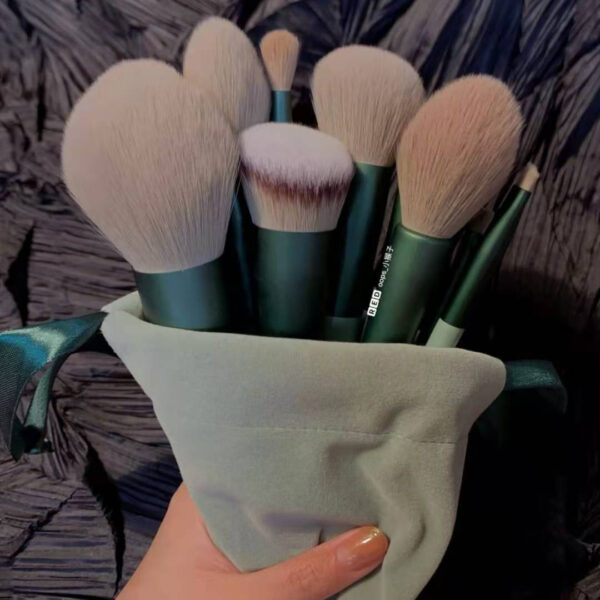 13-Piece Makeup Brush Set – Concealer, Blush, Powder, Eyeshadow, Highlighter & Foundation Brushes - Image 7