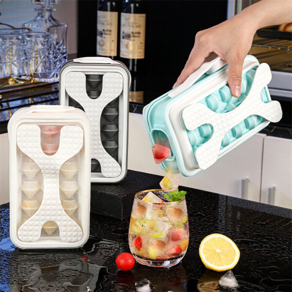 2-in-1 Portable Silicone Ice Ball Mold – Diamond Curling Ice Maker & Cube Mould - Image 3