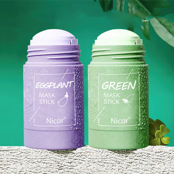 Green Tea Clay Mask Stick – Cleansing, Oil Control, Anti-Acne & Whitening Seaweed Treatment