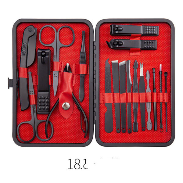 Pro Nail & Pedicure Kit – Scissors, Clippers, Ear Spoon, Pliers & Trimmers - Image 9