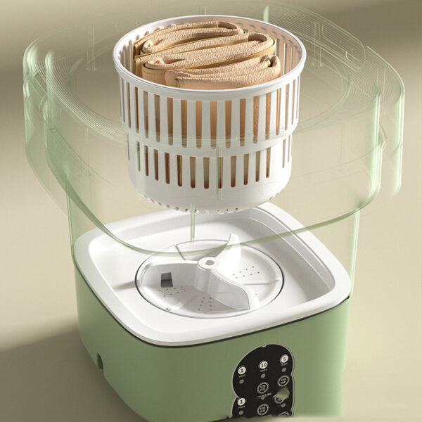 Mini Foldable Washing Machine – Portable 3-in-1 Spin Dry Laundry Gadget - Image 5