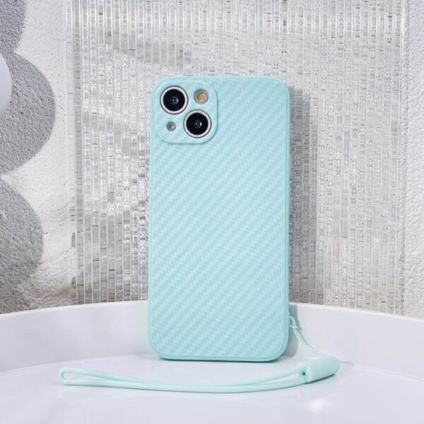 Rubik's Cube Carbon Fiber Ribbon Lanyard Phone Case Protective Case - Image 3