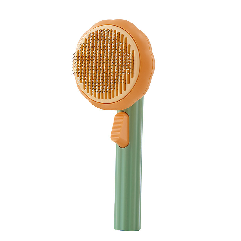 New Pet Cat Brush – Handheld Self-Cleaning Steel Comb for Hair Removal - Image 10