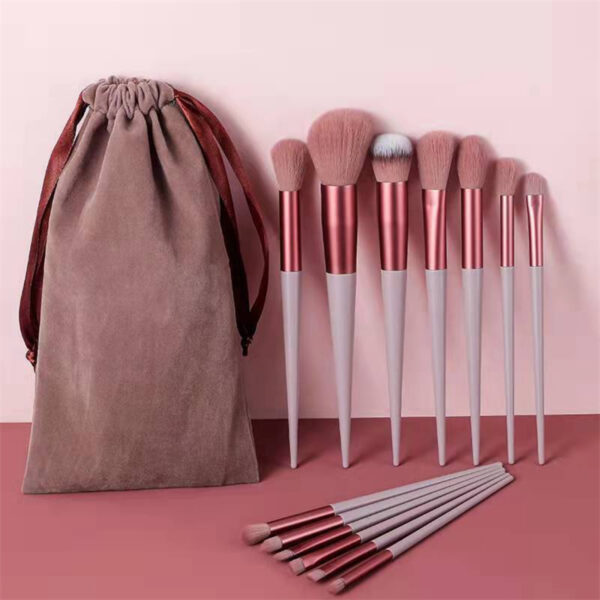 13-Piece Makeup Brush Set – Concealer, Blush, Powder, Eyeshadow, Highlighter & Foundation Brushes - Image 2