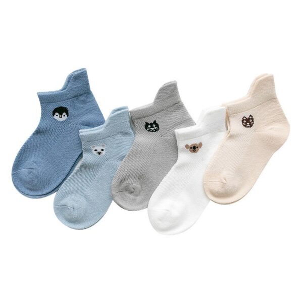 Cotton breathable male and female baby socks - Image 9