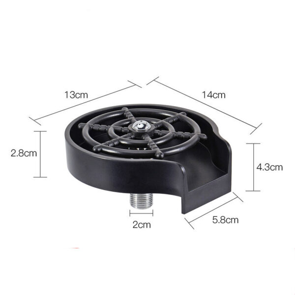 High-Pressure Automatic Cup Washer – Bar & Kitchen Sink Tool - Image 6