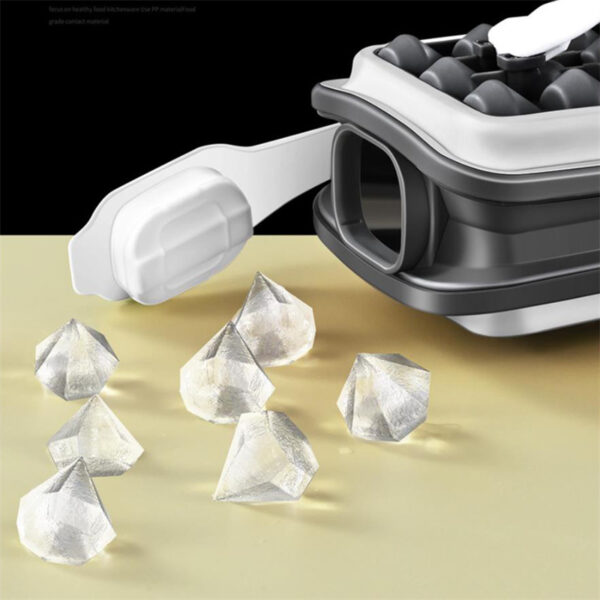 2-in-1 Portable Silicone Ice Ball Mold – Diamond Curling Ice Maker & Cube Mould - Image 5