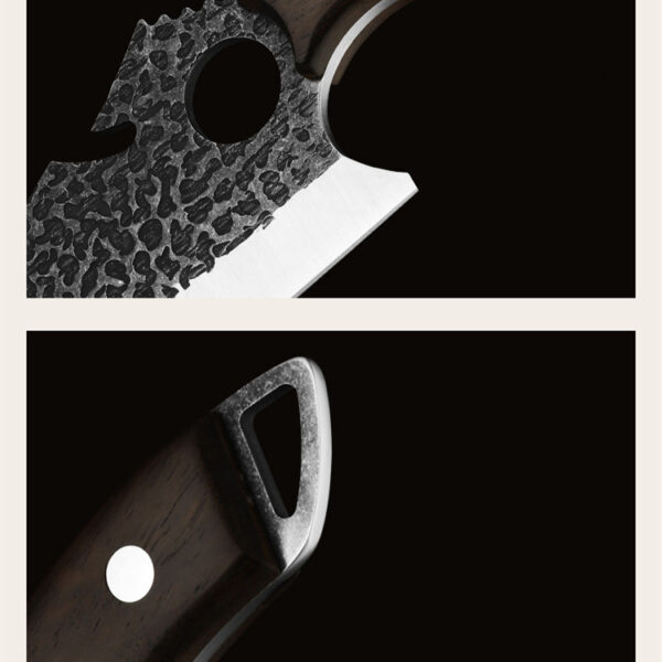 Steel Forging Ring Tactical Kitchen Knife - Image 8