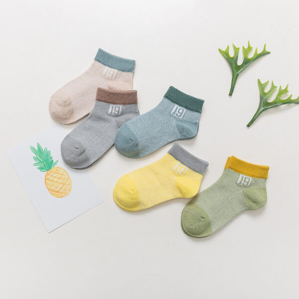 Cotton breathable male and female baby socks - Image 7
